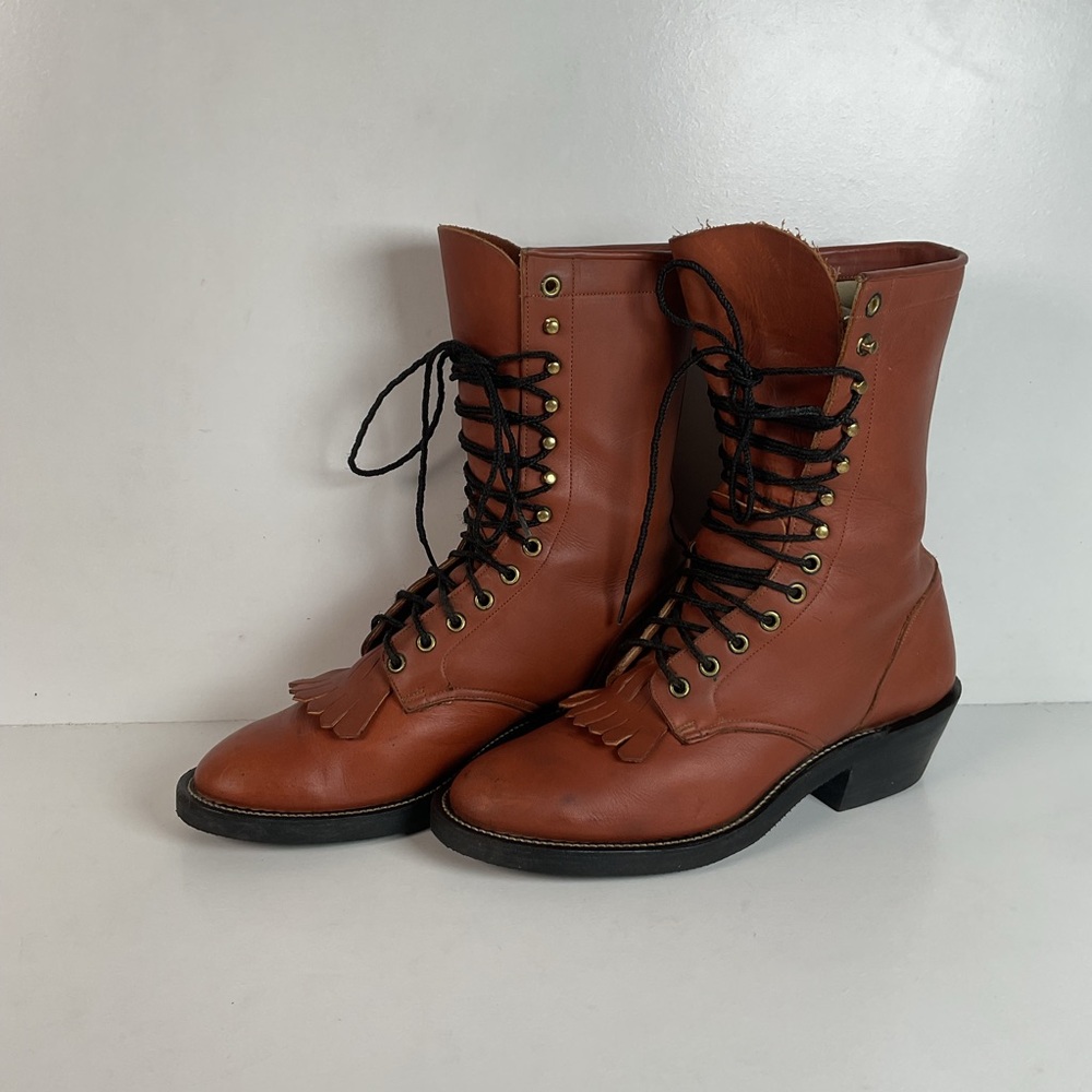 Vintage Western Packer Boots | USA Made | Narrow | Men’s 10.5 B